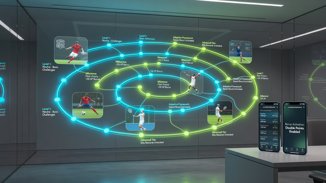 Diagramm zur adaptiven Bonus-Anpassung basierend auf Spieleranalytik in Sportwetten-Apps